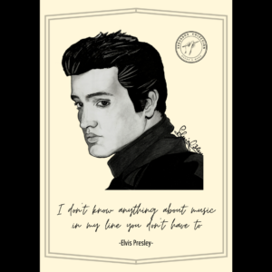 Retrato Elvis Presley