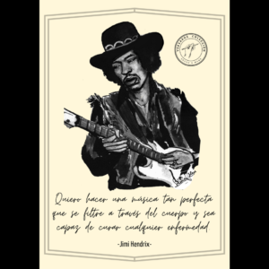 Retrato Jimi Hendrix