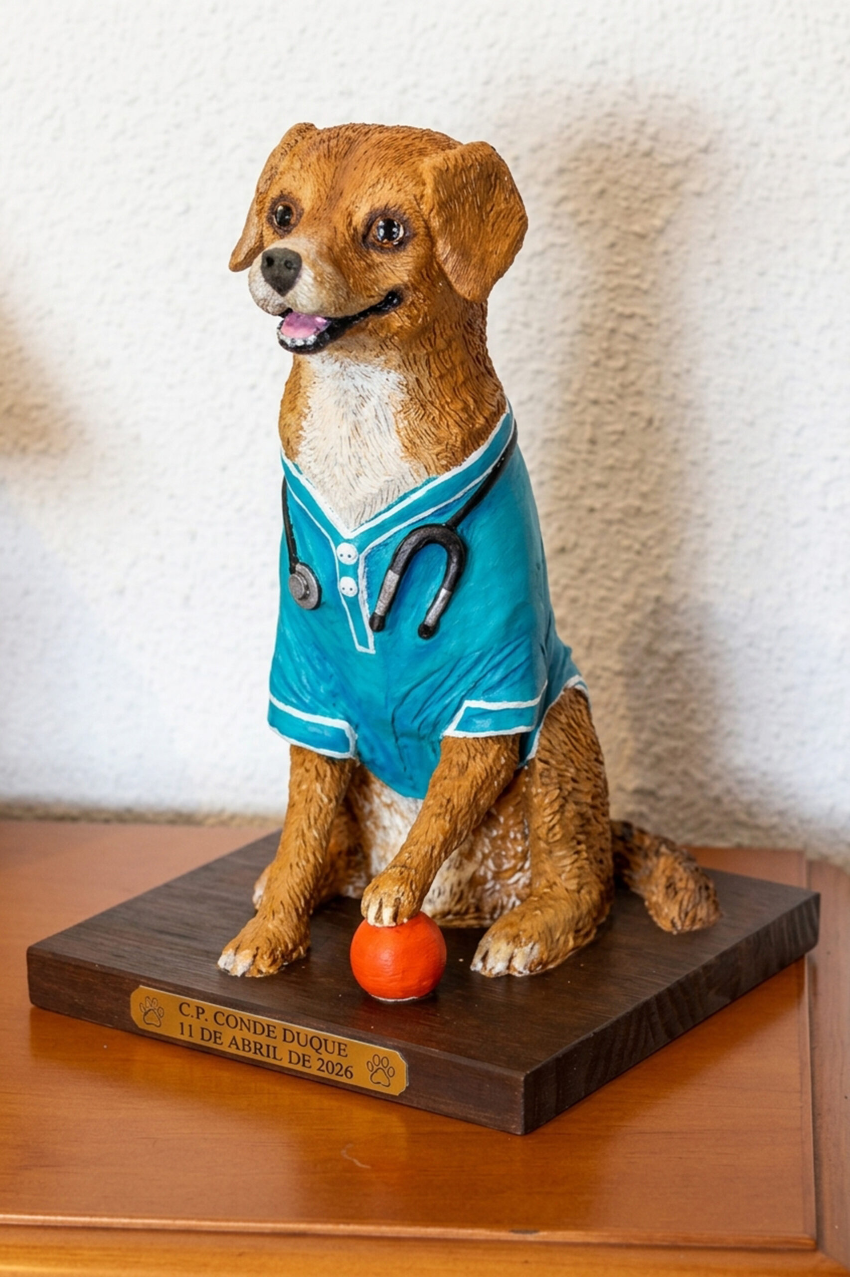 Escultura Realista Perro Personalizado Grande - Imagen 2